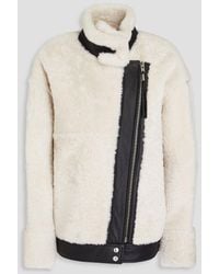 IRO - Denmark Shearling Jacket - Lyst