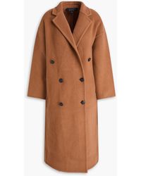 Rag & Bone - Thea Double-breasted Wool-blend Felt Coat - Lyst