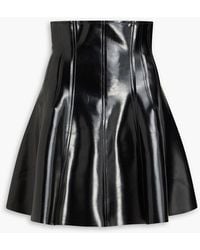 Norma Kamali - Grace Flared Mini Skirt - Lyst