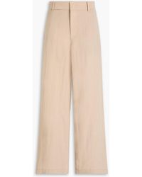 Vince - Lyocell-Blend Wide-Leg Pants - Lyst