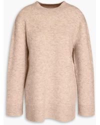 Vince - Melierter strickpullover - Lyst