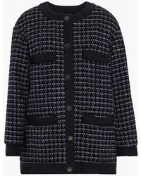Sandro Christine Quilted Trim Tweed 