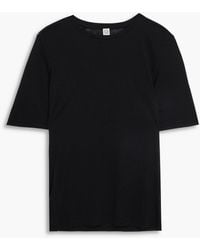 TOTEME - Modal And Cashmere-blend T-shirt - Lyst