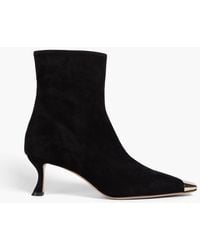 Alexandre Birman - Olivia 60 Embellished Suede Ankle Boots - Lyst