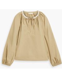 Ulla Johnson - Agatha Cotton-Poplin Blouse - Lyst