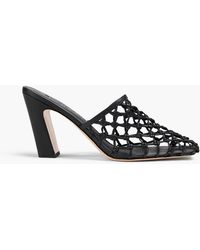 STUDIO AMELIA - Silas 90 Woven Leather Mules - Lyst
