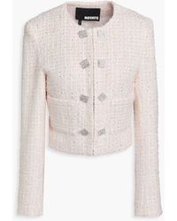 ROTATE BIRGER CHRISTENSEN - Sequin-Embellished Tweed Jacket - Lyst