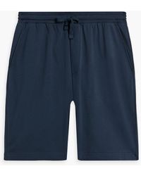 Hamilton and Hare - French Cotton-terry Drawstring Shorts - Lyst