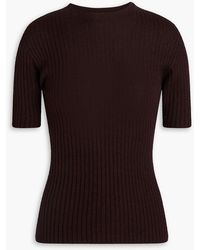 The Elder Statesman - Cashmere And Silk-Blend Top - Lyst