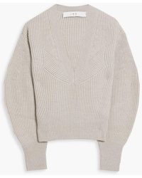 IRO - Odina Ribbed Merino Wool Sweater - Lyst