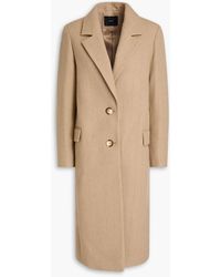 JOSEPH - Pinstriped Wool-blend Felt Coat - Lyst