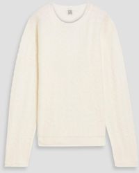 TOTEME - Open-knit Mohair-blend Sweater - Lyst