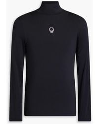 Acne Studios - Printed Stretch-jersey Turtleneck Top - Lyst