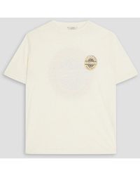 Holzweiler - Logo-print Linen-jersey T-shirt - Lyst