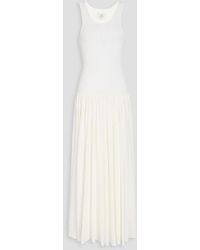 Loulou de Saison - Jada Gathered Stretch-knit Maxi Dress - Lyst