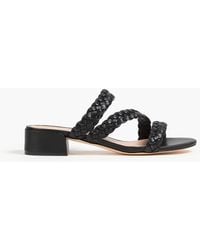 Stuart Weitzman - Sandalen "tuscan 35" aus geflochtenem leder - Lyst