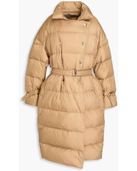 IRO - Etania Quilted Belted Shell Down Coat - Lyst