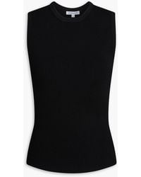 Veronica Beard - Sid Ribbed-Knit Top - Lyst