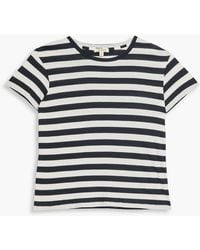 Nili Lotan - Brady Striped Cotton-Jersey T-Shirt - Lyst