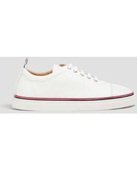 Thom Browne - Pebbled-leather Sneakers - Lyst