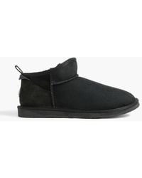 Australia Luxe - Cosy Ultra Short Shearling-lined Suede Ankle Boots - Lyst