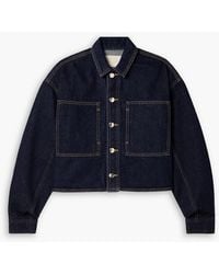 Ulla Johnson - Bobbi Cropped Denim Jacket - Lyst