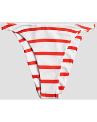 Solid & Striped - The Annabelle Reversible Striped Mid-rise Bikini Briefs - Lyst