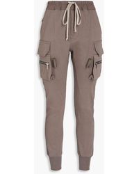 Rick Owens - Mastodon Cotton-Jersey Track Pants - Lyst