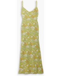 Marc Jacobs - Floral-print Crepe Midi Dress - Lyst