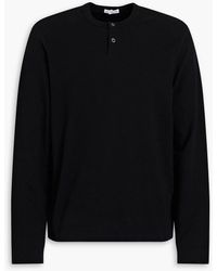 James Perse T-shirt Aus Baumwolle in Schwarz für Herren Herren Bekleidung T-Shirts Langarm T-Shirts 