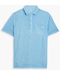 120% Lino - Linen Polo Shirt - Lyst