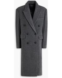 Rag & Bone - Lilian Double-breasted Wool-felt Coat - Lyst