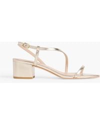 Stuart Weitzman - Aliza 50 Leather Slingback Sandals - Lyst