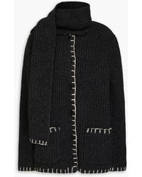 Alex Mill - Marylebone jacke aus einer gerippten wollmischung mit details im überwendlichstich - Lyst