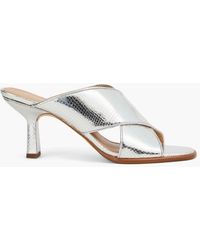 MICHAEL Michael Kors - Gideon mules aus leder mit schlangeneffekt in -optik - Lyst