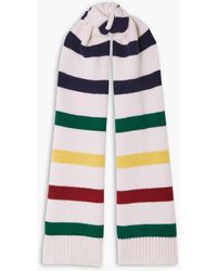 La Ligne - Striped Wool And Cashmere-blend Scarf - Lyst