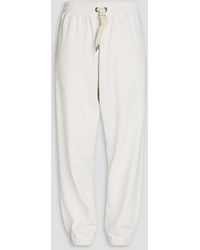 Brunello Cucinelli - French Cotton-terry Track Pants - Lyst