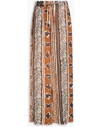 Rejina Pyo - Andi Printed Tencel Twill Straight-Leg Pants - Lyst