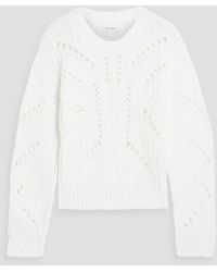 NAADAM - Pointelle-Knit Cotton Sweater - Lyst