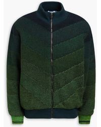 Missoni - Quilted Dégradé Bouclé-knit Bomber Jacket - Lyst