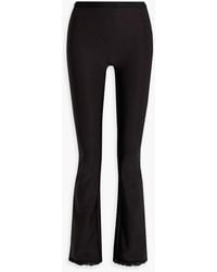 T By Alexander Wang - Bootcut-hose aus stretch-jersey - Lyst