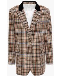Sandro Christine Quilted Trim Tweed 
