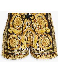 Versace - Short-length Printed Swim Shorts - Lyst