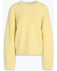 Vince - Bouclé-Knit Cotton-Blend Sweater - Lyst