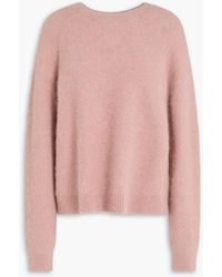 Vince - Brushed Alpaca-blend Sweater - Lyst