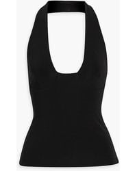Esse Studios - Stretch-Jersey Halterneck Top - Lyst