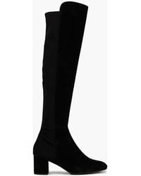 Stuart Weitzman - Gillian 60 Microstretch And Suede Over-the-knee Boots - Lyst