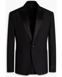 Versace - Grain De Poudre Wool And Mohair-Blend Blazer - Lyst