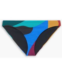 Mara Hoffman - Zoa halbhohes bikini-höschen mit print - Lyst