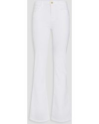 FRAME - Le Mini Boot High-rise Bootcut Jeans - Lyst